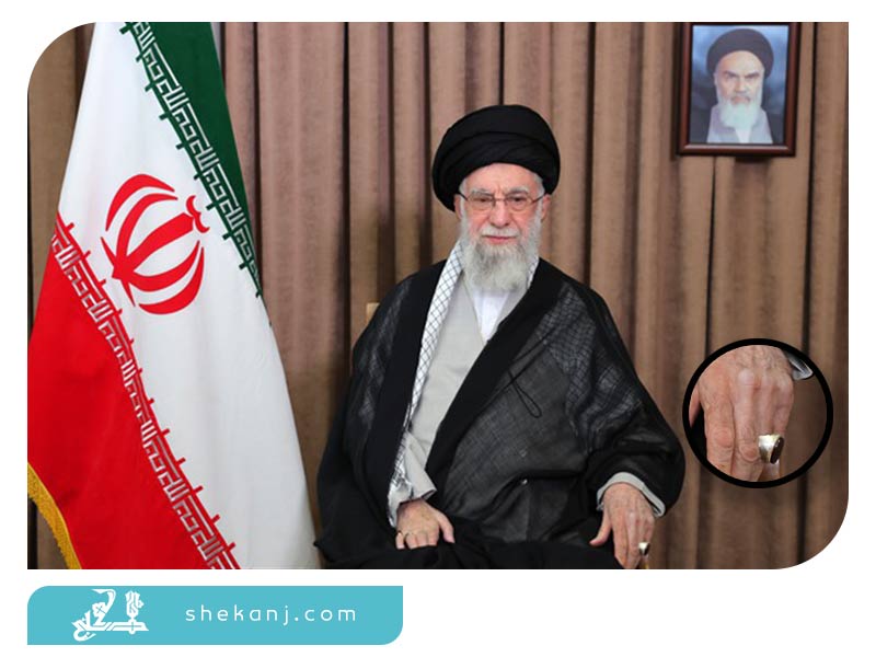 معرفی انگشتر آیت الله خامنه ای همراه با تصاویر و بررسی کامل 2 انگشتر حدید - پیام اول بعد از جنگ 12 روزه